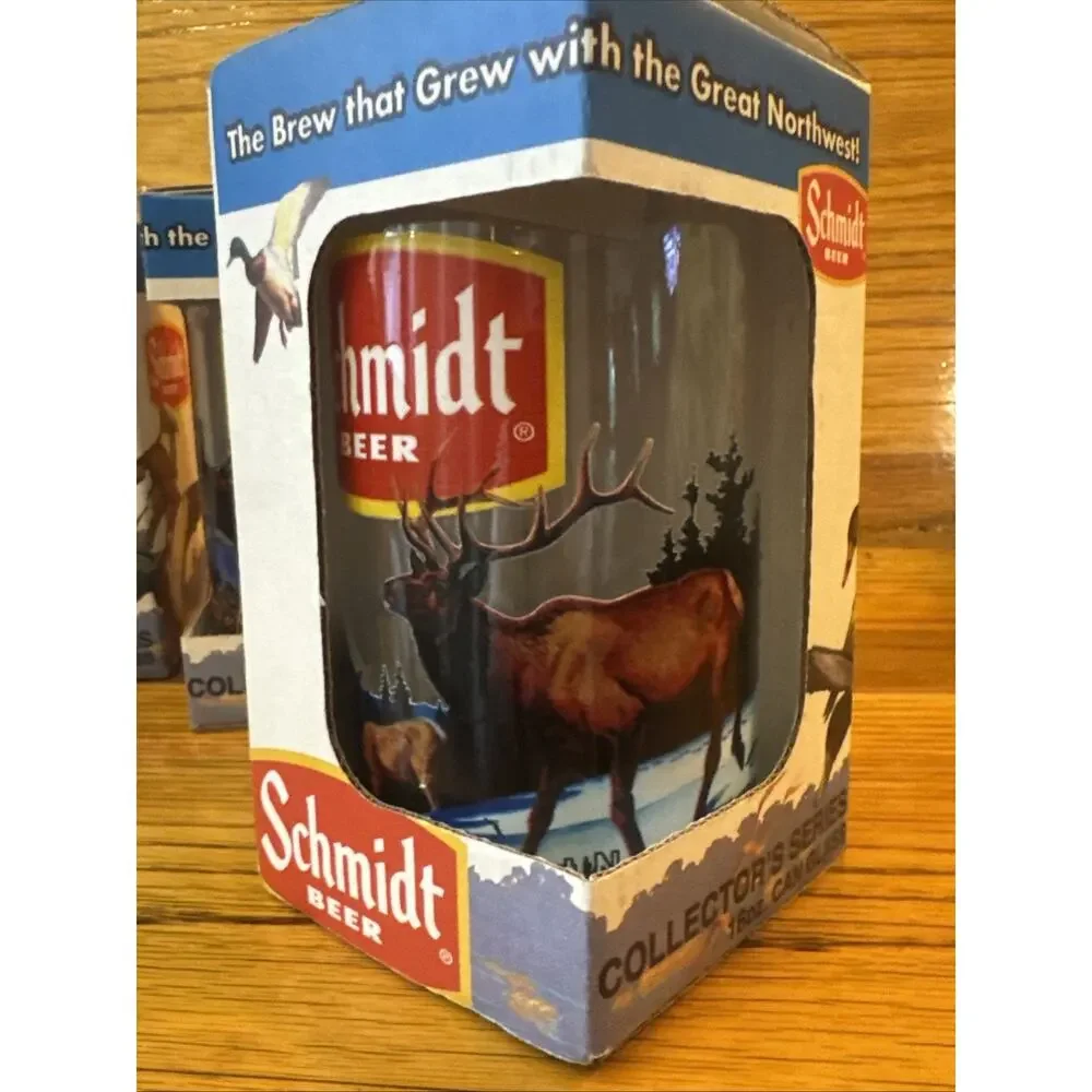Schmidt 16 oz. Wildlife Assorted Can Glass 4-Piece Set